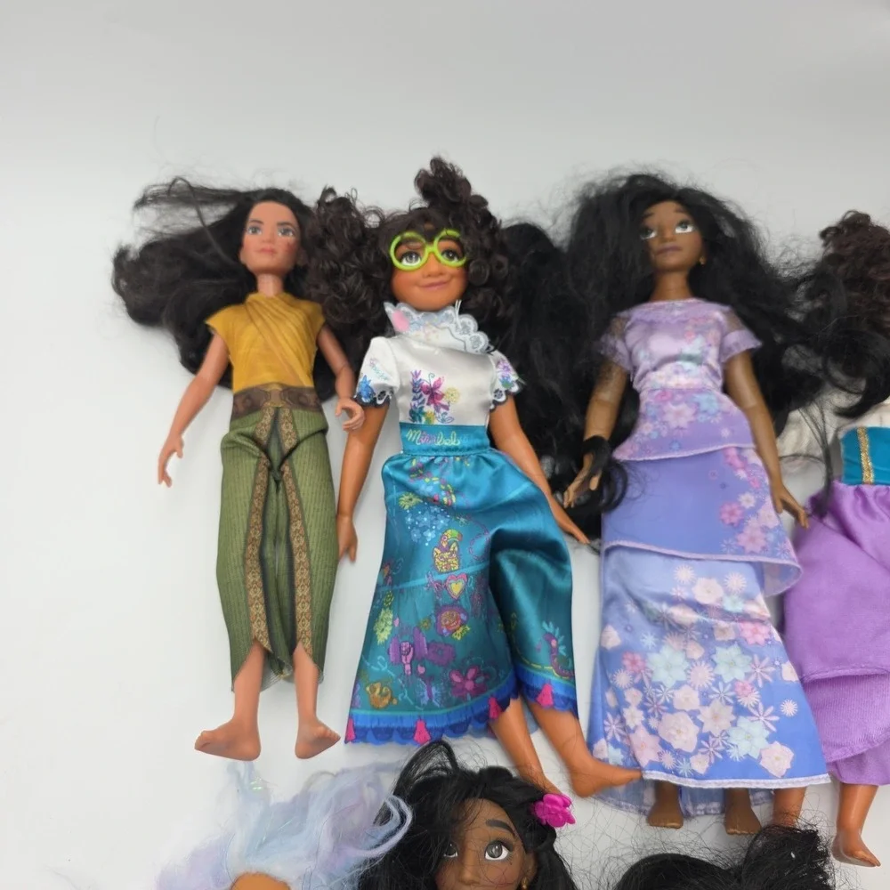 Disney Encanto Doll Figure Set Of 10, Bruno, Isabela, Mirabel, Antonio, Luisa